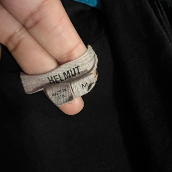 Helmut* Helmut Lang Kinetic Cowl neck racer back black maxi dress Medium - Picture 6 of 12